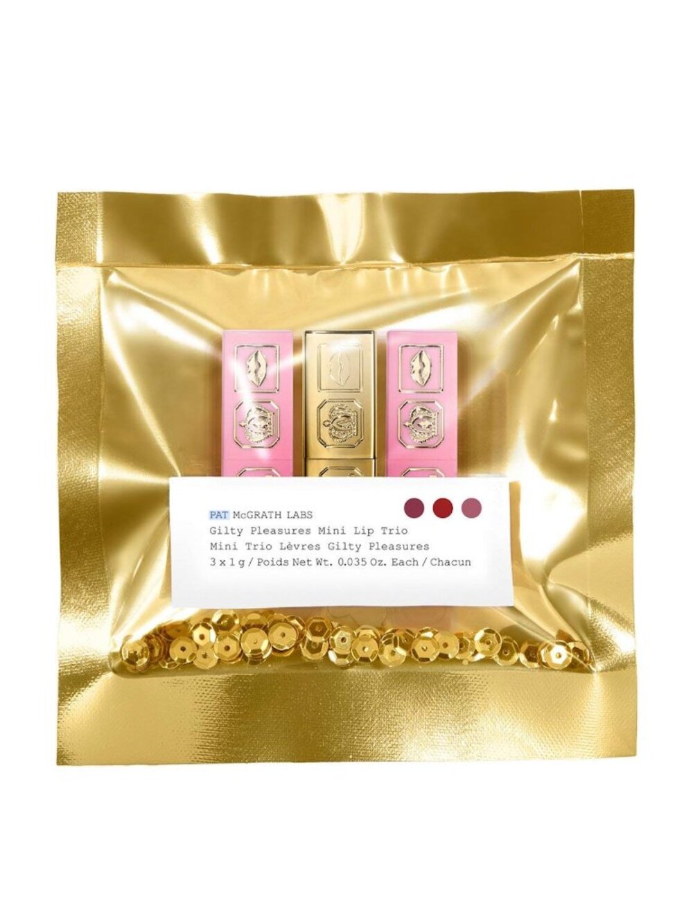 PAT McGRATH LABS Gilty Pleasures Mini MatteTrance Lipstick Trio